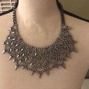 Bauble Bar spiked bib necklace